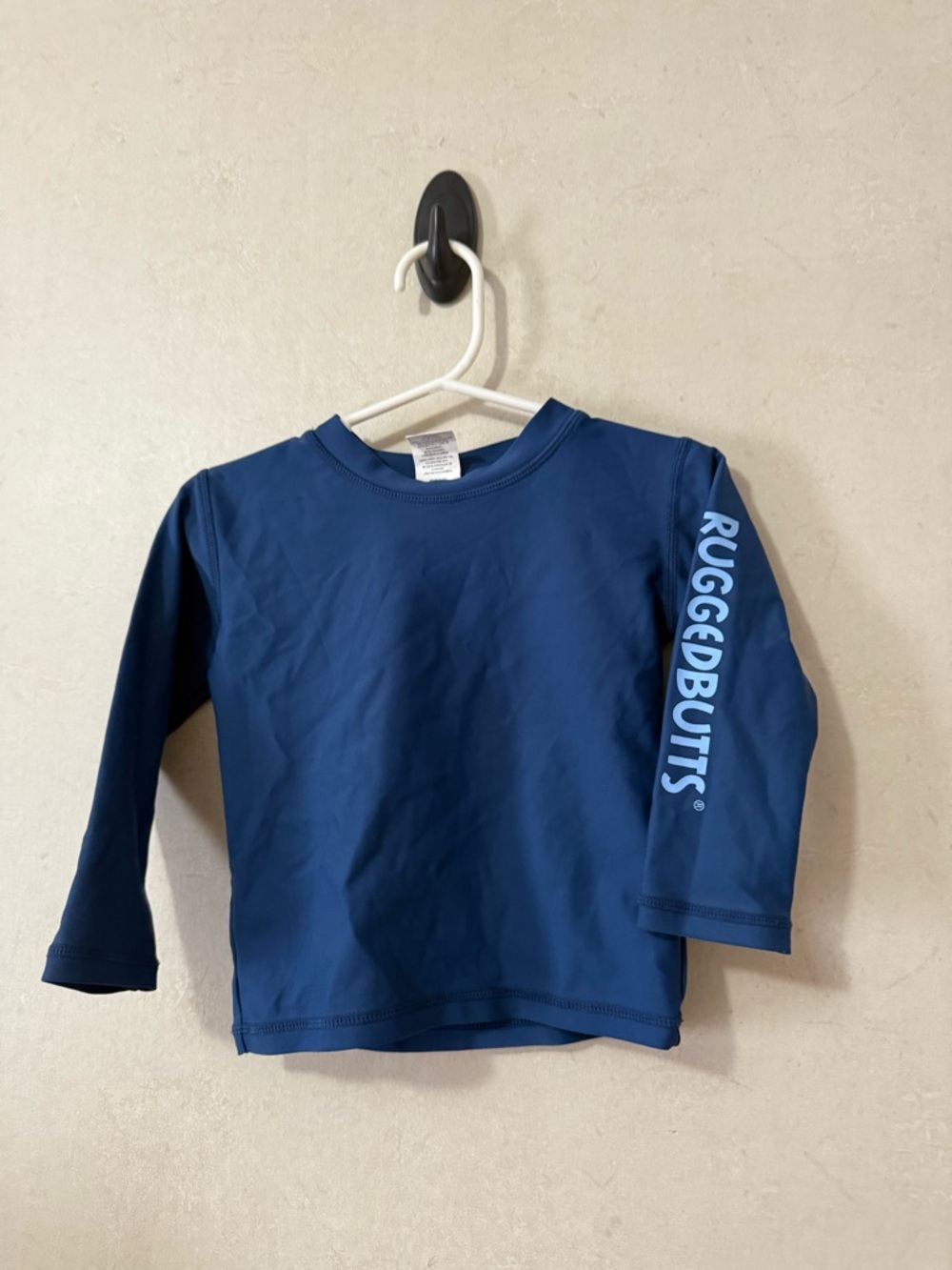 Rugged Butts Navy Long-Sleeve Kids Rash Guard 18-24 Mo